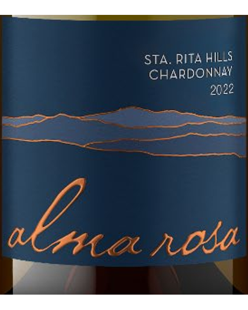 Alma Rosa Winery wine label