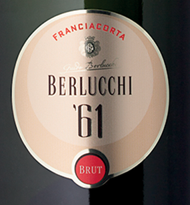 Berlucchi '61 Brut wine label