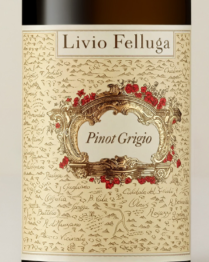Livio Felluga wine label
