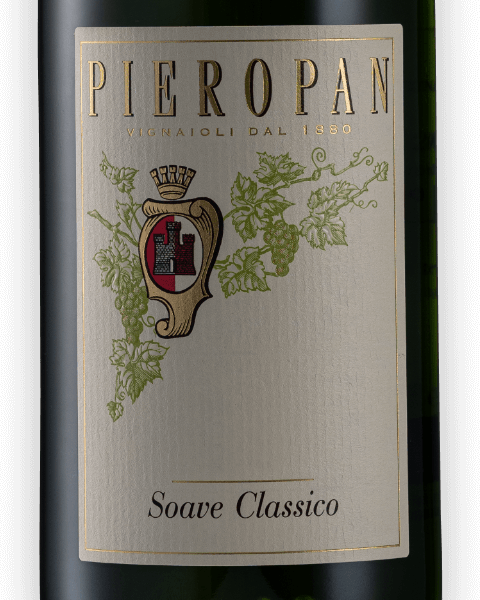 Pieropan wine label