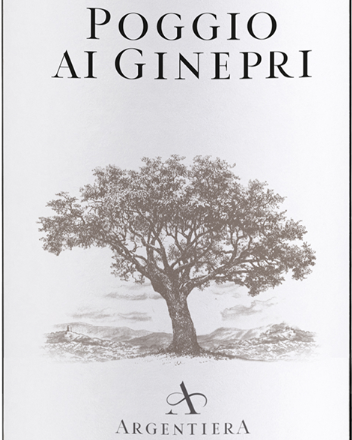 Tenuta Argentiera Poggio ai Ginepri Rosso wine label