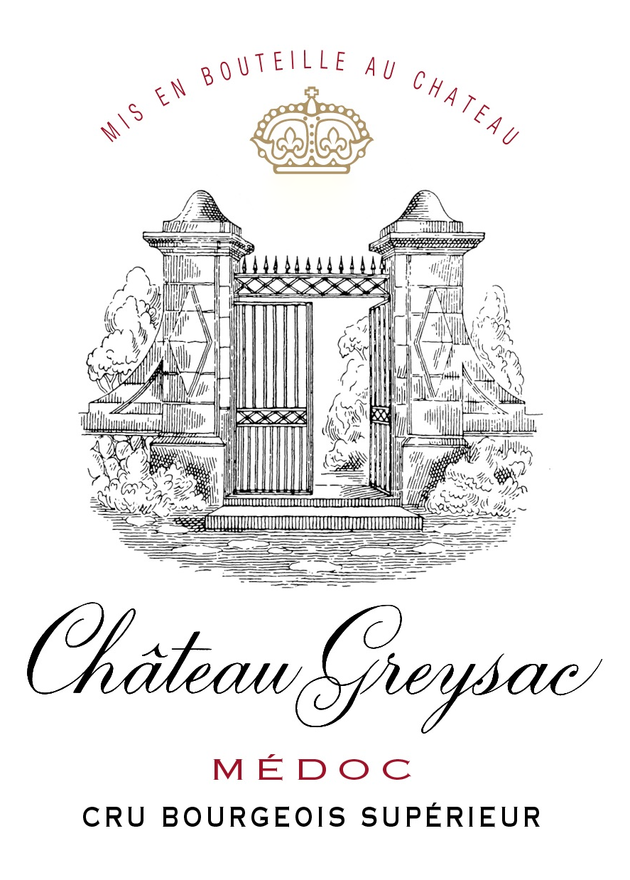 Château Greysac Medoc wine label