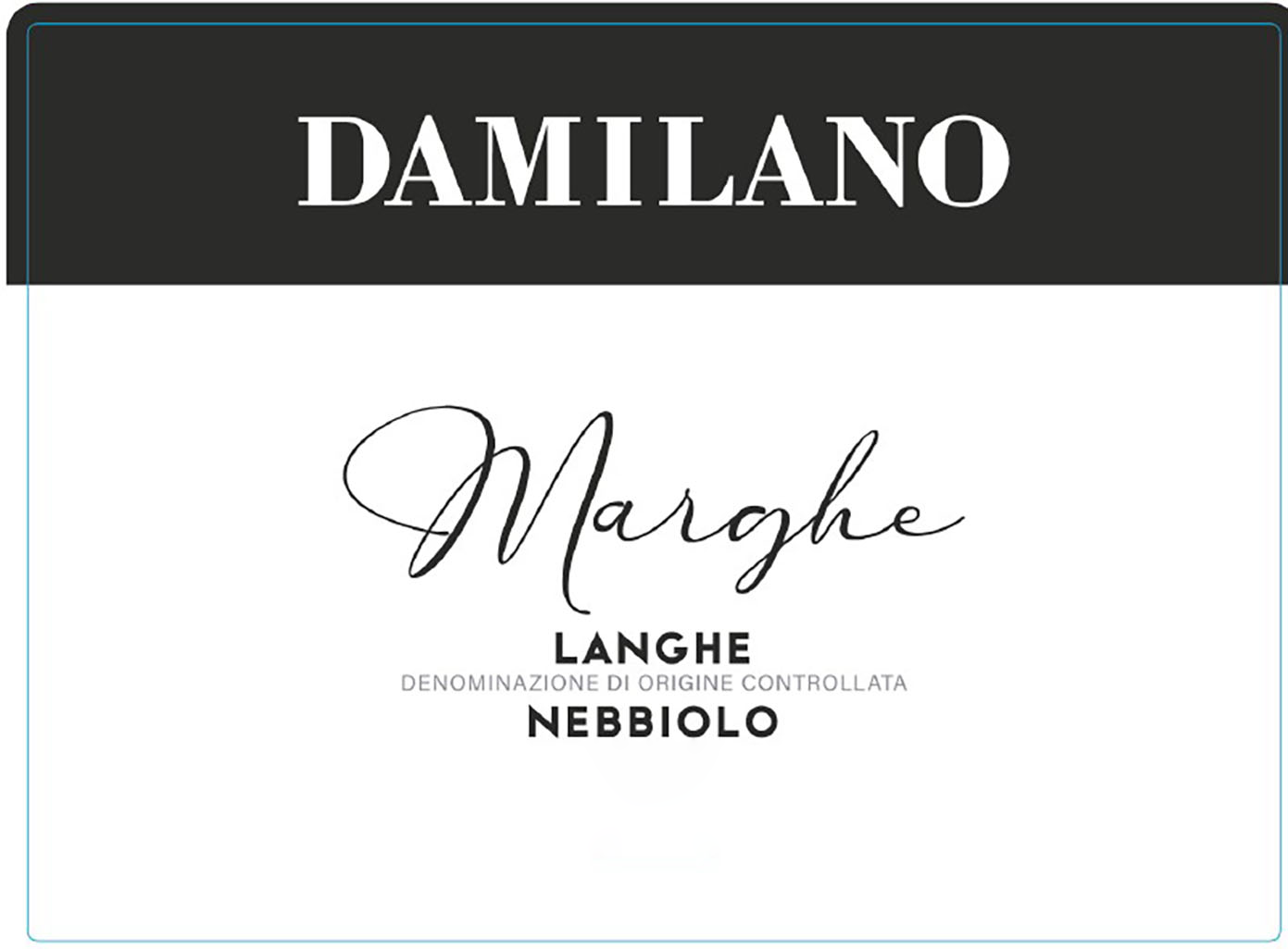 Damilano 'Marghe' wine label