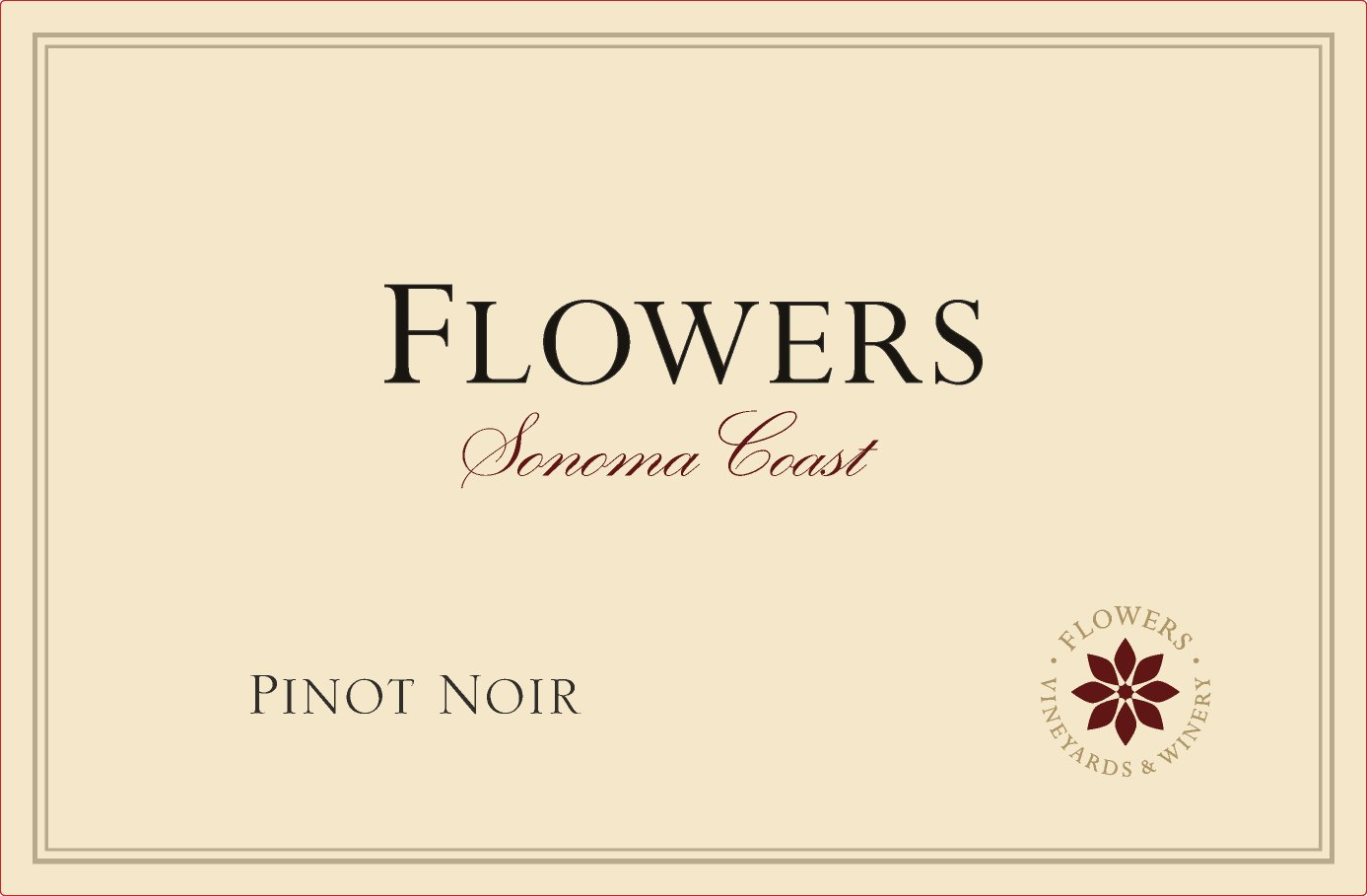 Flowers Vineyards & Winery wine label