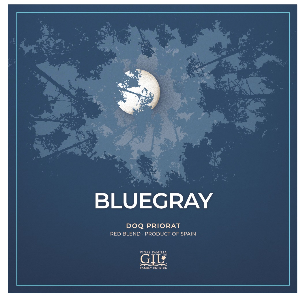Gil Family Estates · Llicorella Vins Bluegray wine label