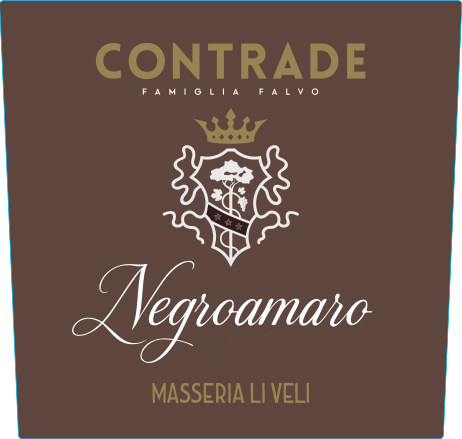 Masseria Li Veli Contrade wine label