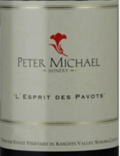 Peter Michael L'Esprit des Pavots Proprietary Blend wine label