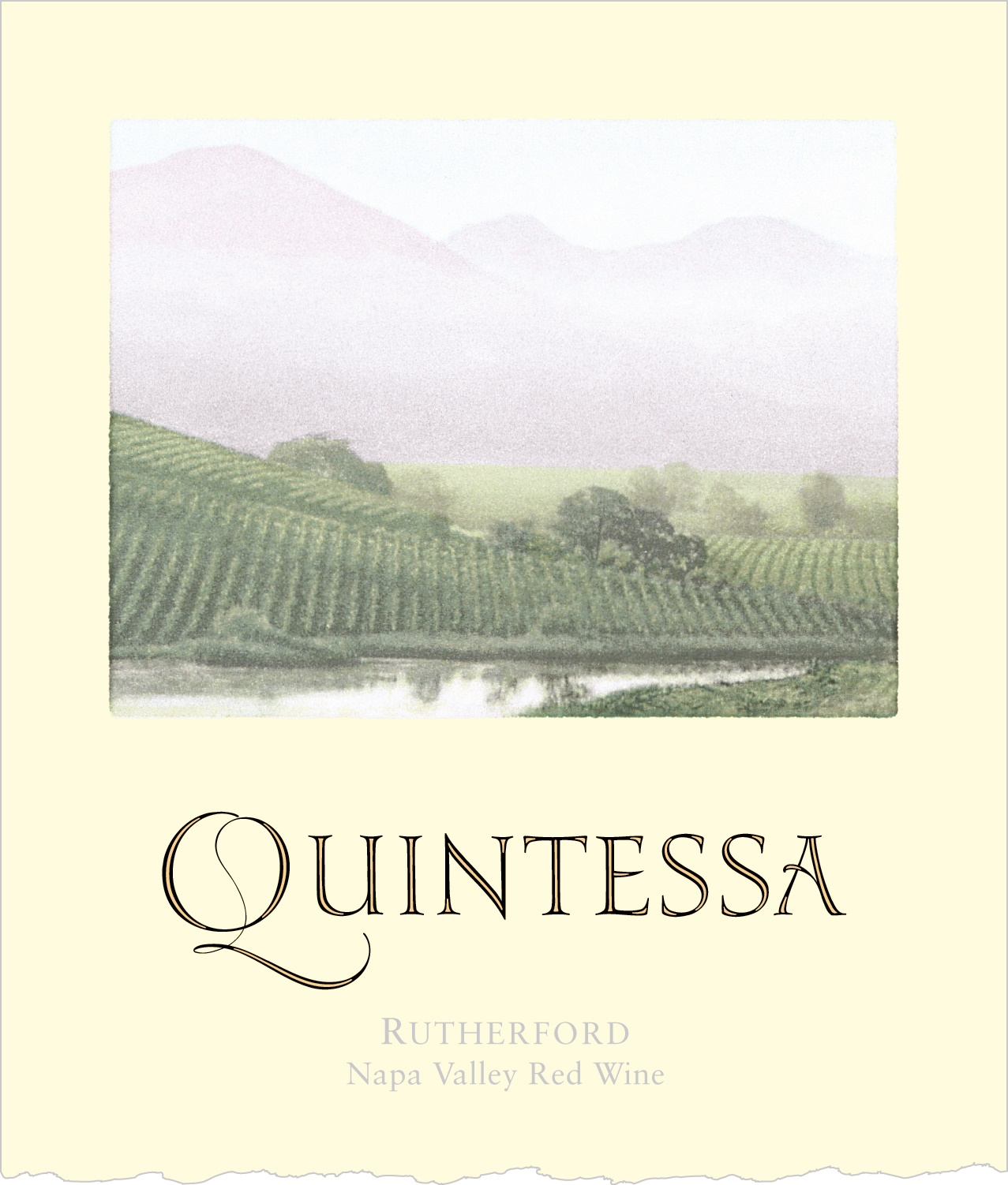 Quintessa wine label