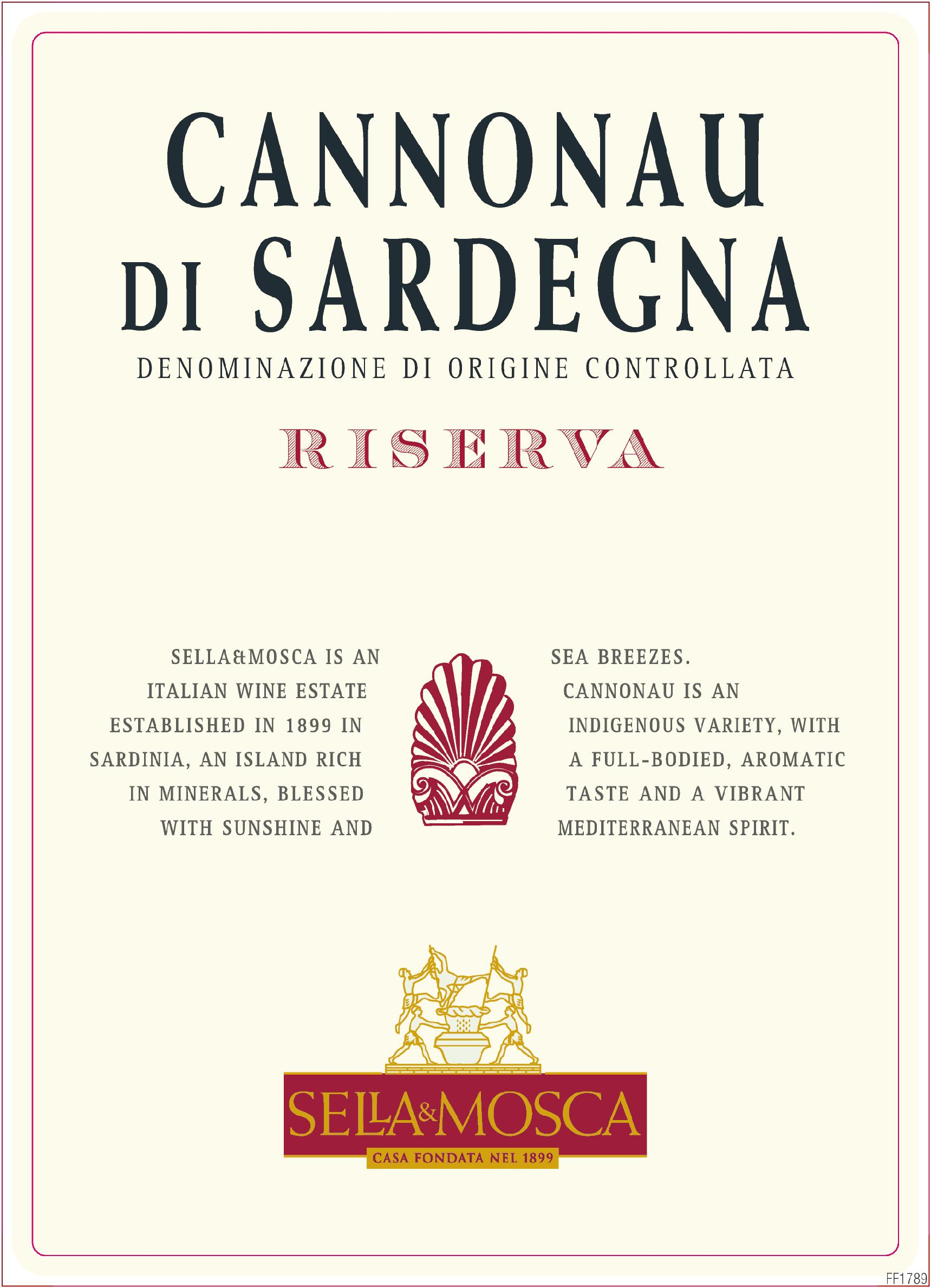 Sella & Mosca wine label