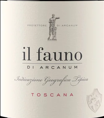Tenuta di Arceno il fauno di Arcanum wine label