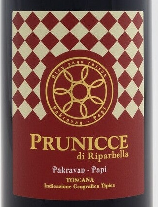 Tenuta Pakravan-Papi Prunicce Toscana Rosso wine label