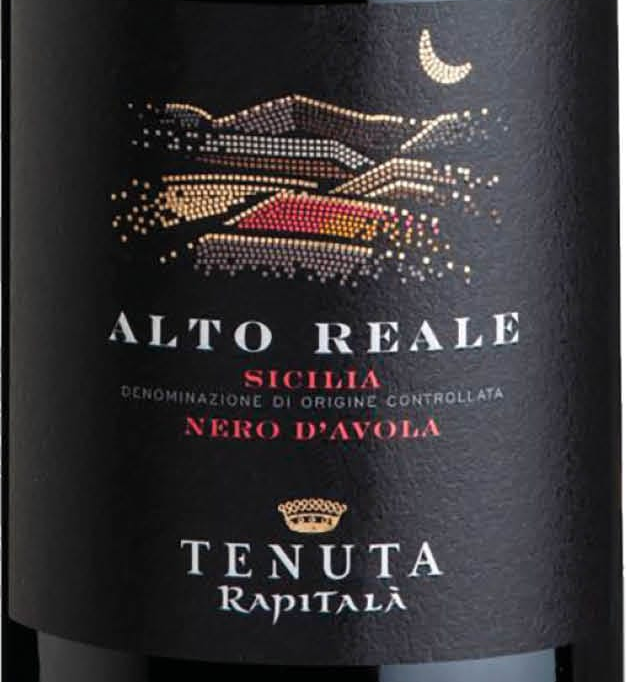 Tenuta Rapitalà 'Alto Reale’ wine label