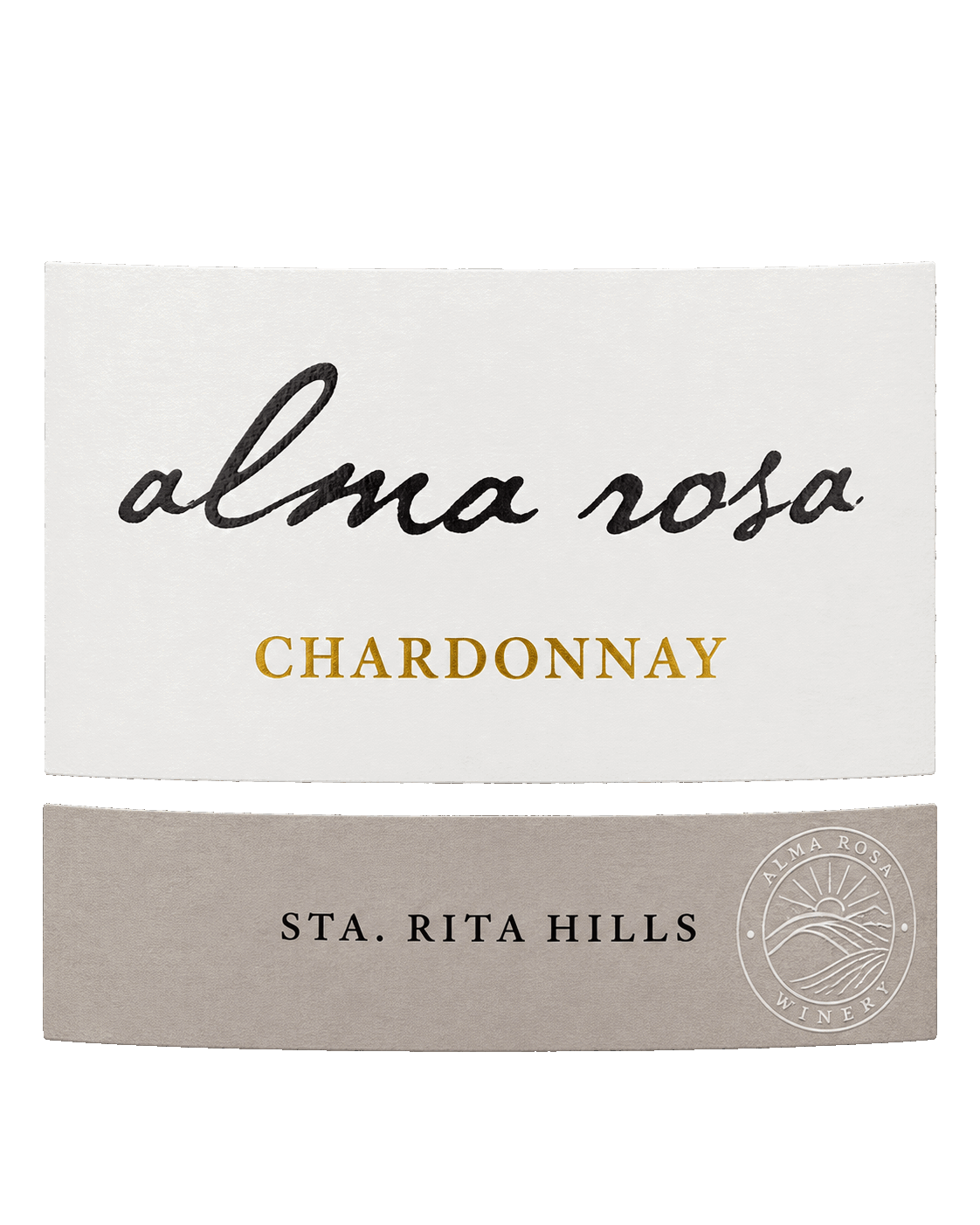 Alma Rosa Winery wine label