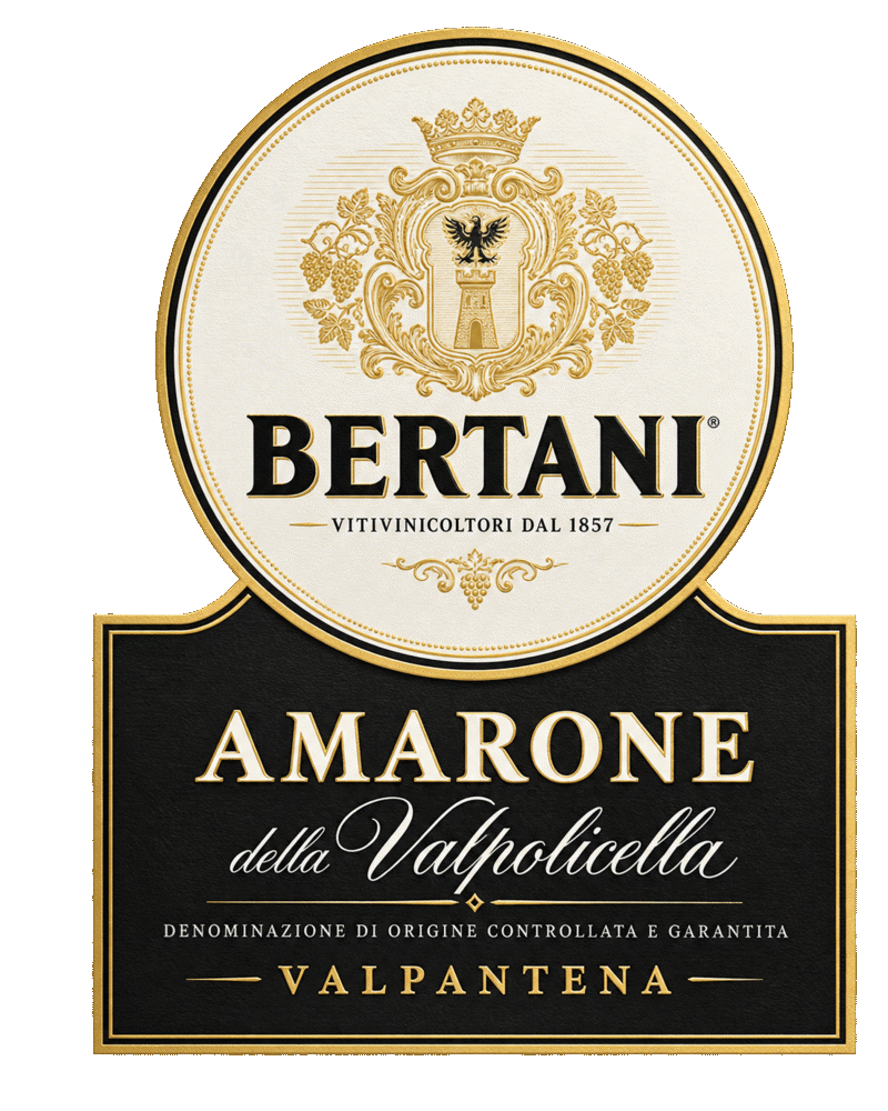Bertani wine label