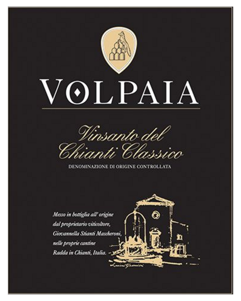 Castello di Volpaia wine label