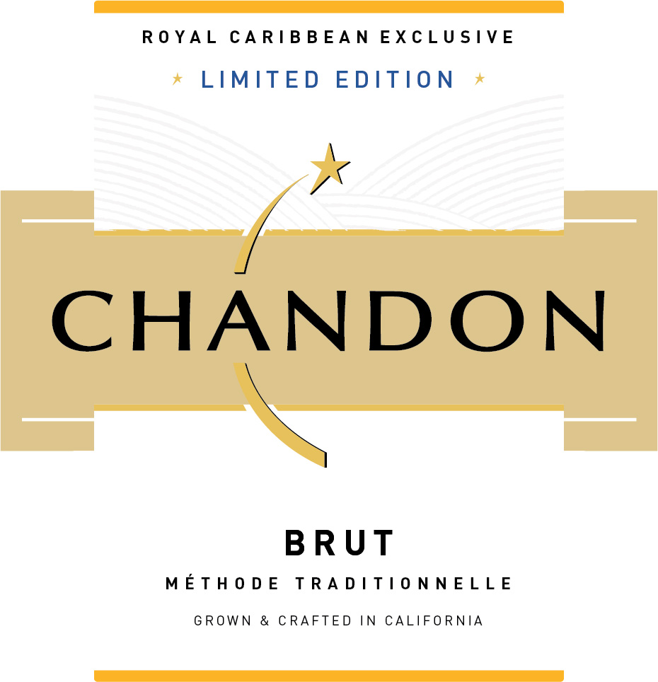 Chandon Brut wine label