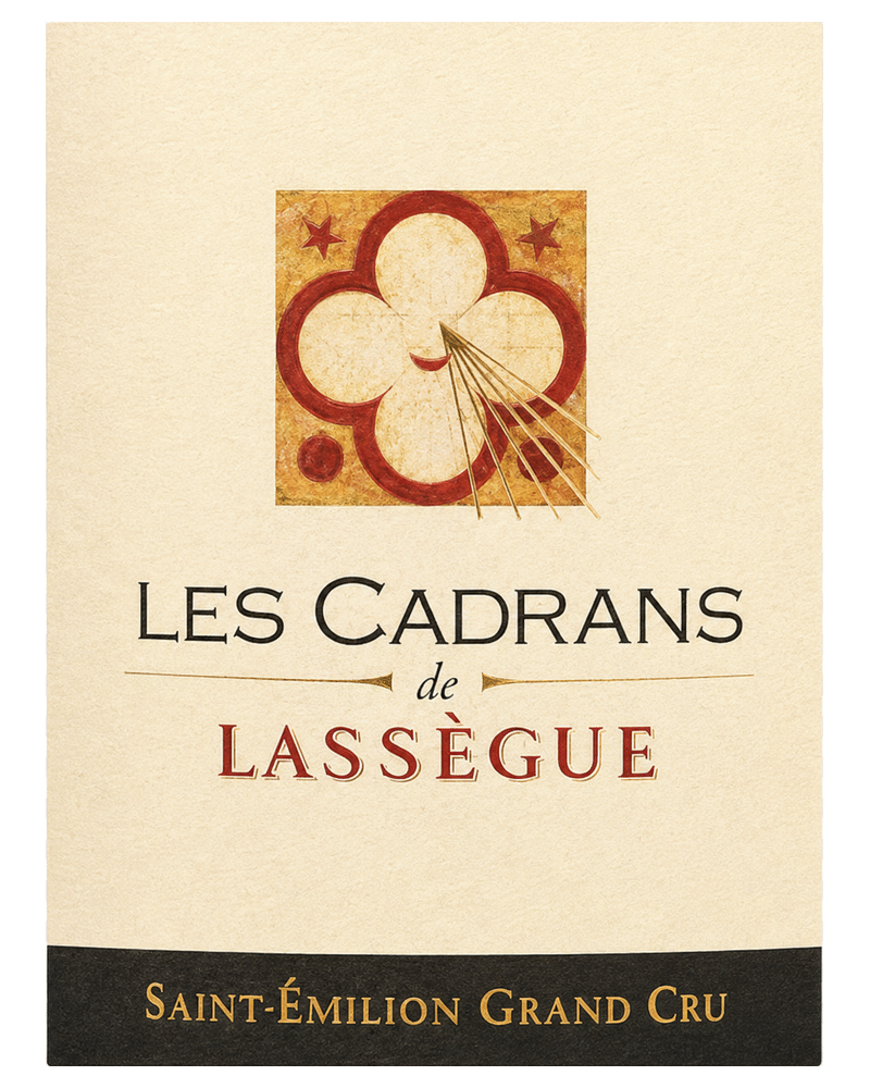 Les Cadrans de Lassègue wine label