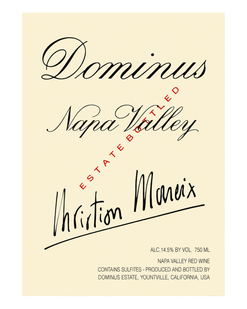Dominus wine label
