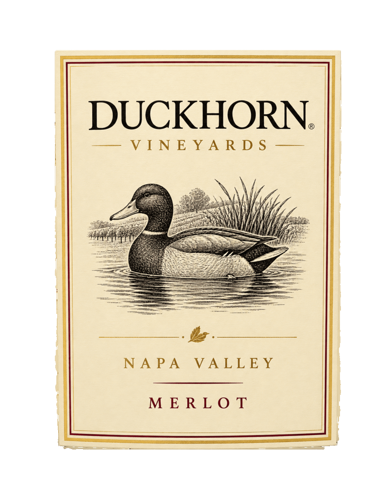Duckhorn Vineyards wine label