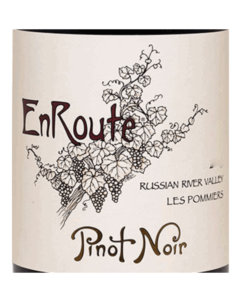 Enroute 'Les Pommiers' wine label
