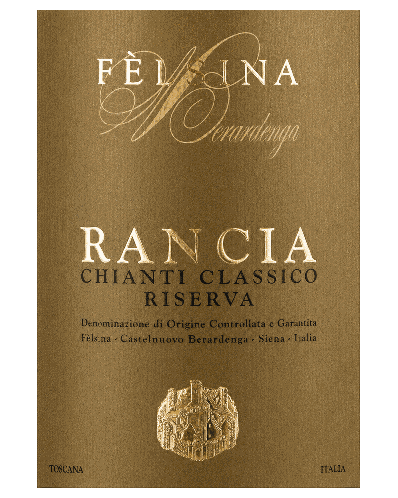 Fèlsina Berardenga 'Rancia' wine label