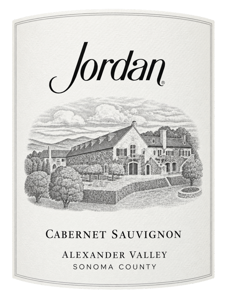 Jordan Vineyard & Winery wine label