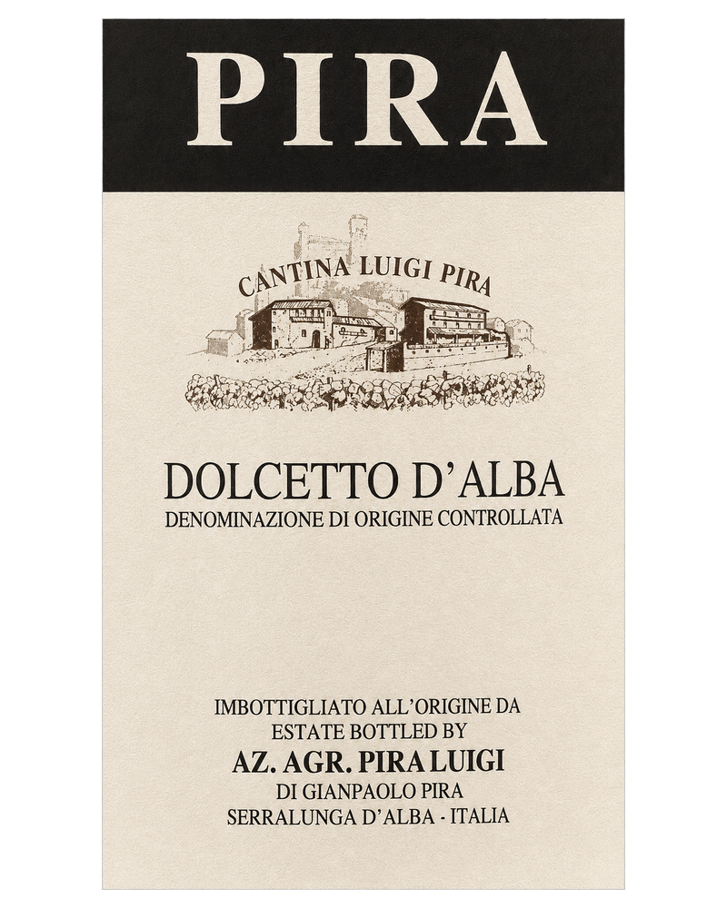 Luigi Pira wine label