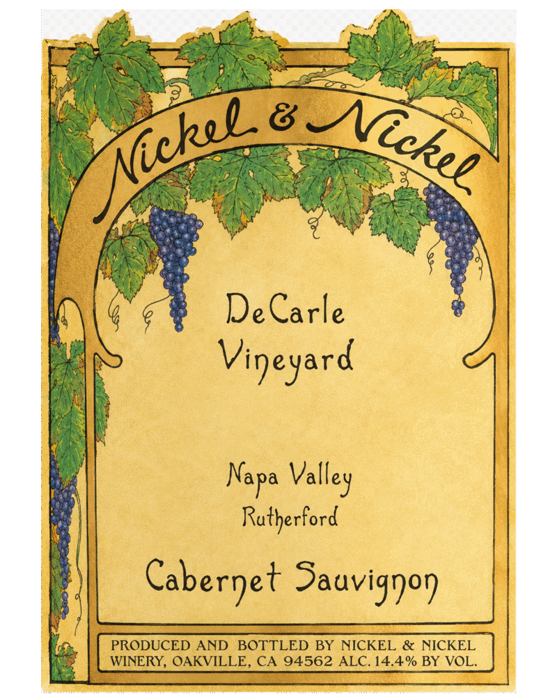 Nickel & Nickel 'DeCarle’ Vineyard wine label