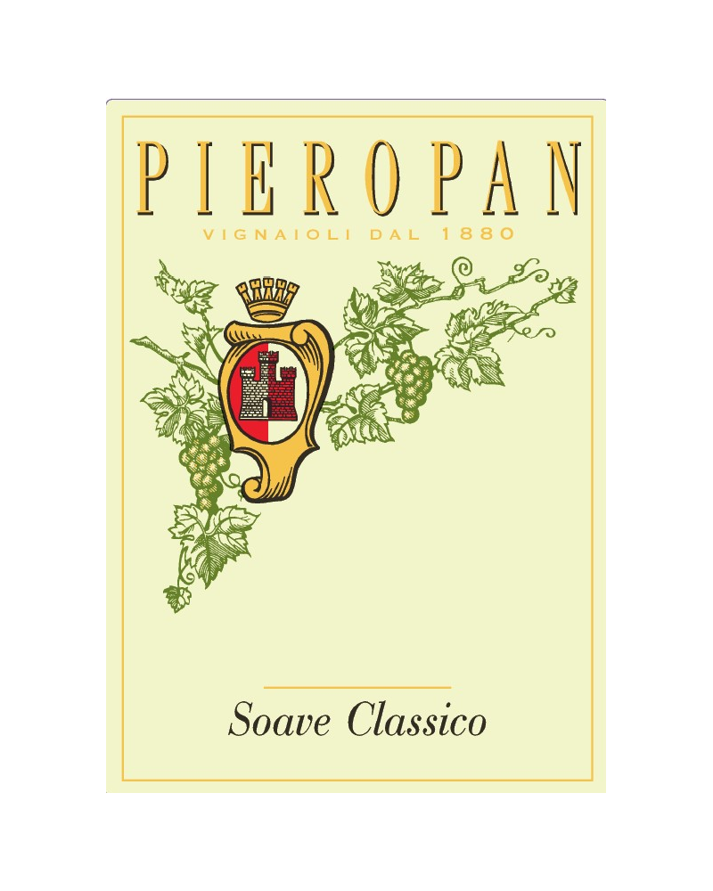 Pieropan wine label