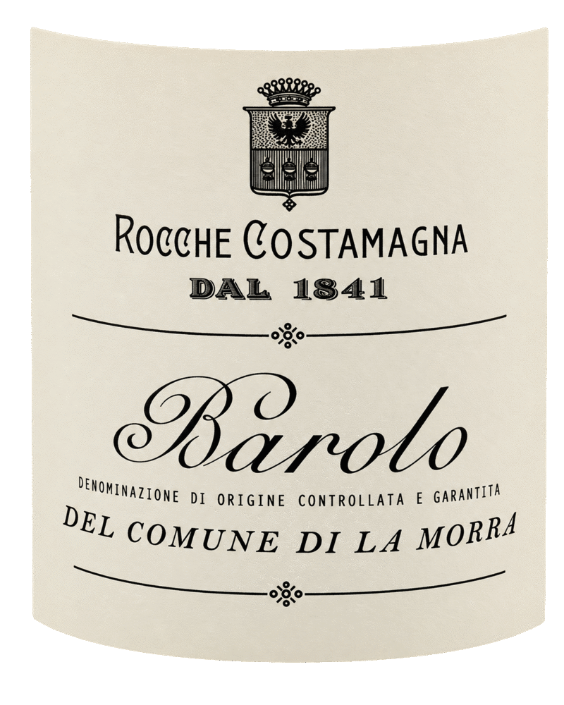 Rocche Costamagna Barolo del Comune di La Morra wine label