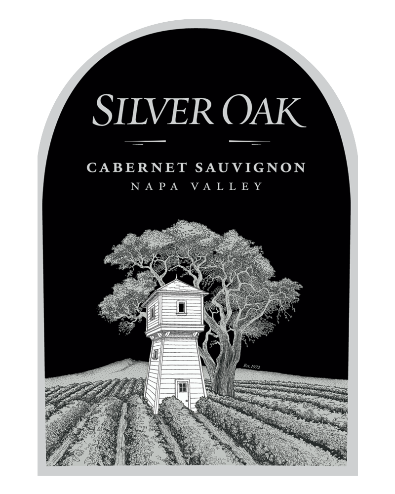 Silver Oak 'Napa Valley' wine label