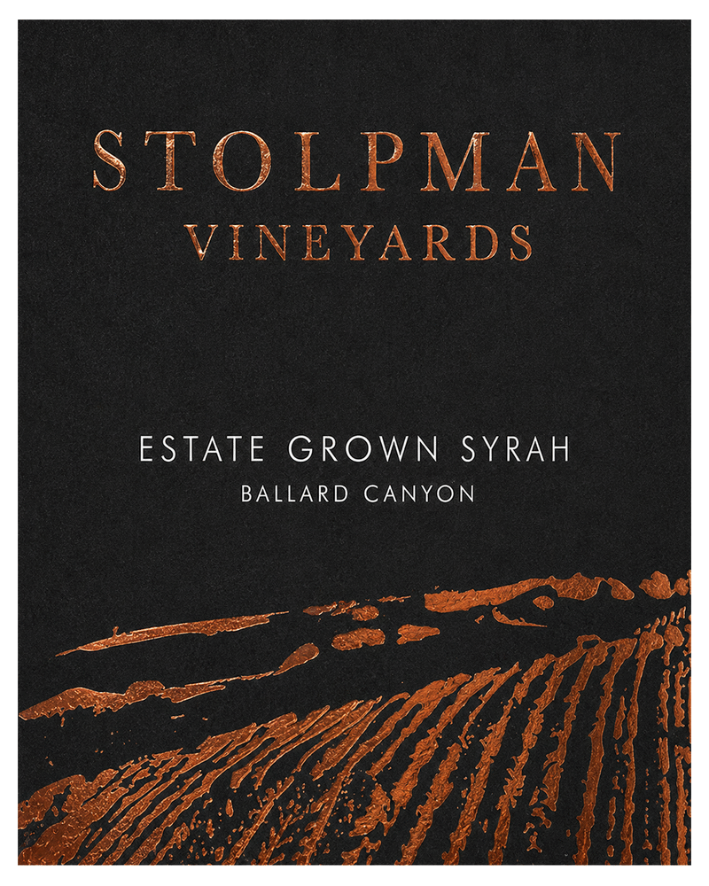 Stolpman Vineyards Estate Grown wine label
