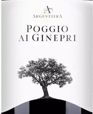 Tenuta Argentiera Poggio ai Ginepri Rosso wine label