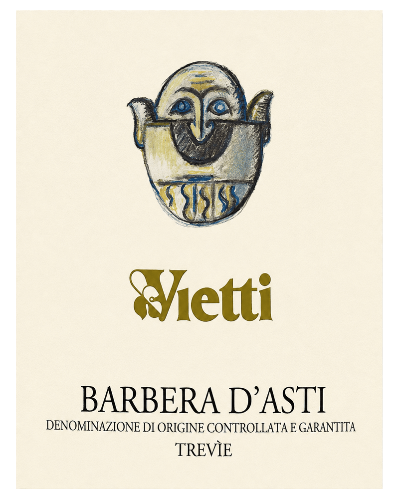 Vietti d’Asti Trevìe wine label