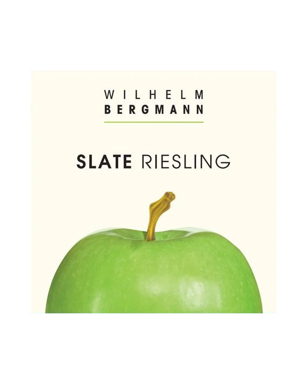 Wilhelm Bergmann Slate wine label